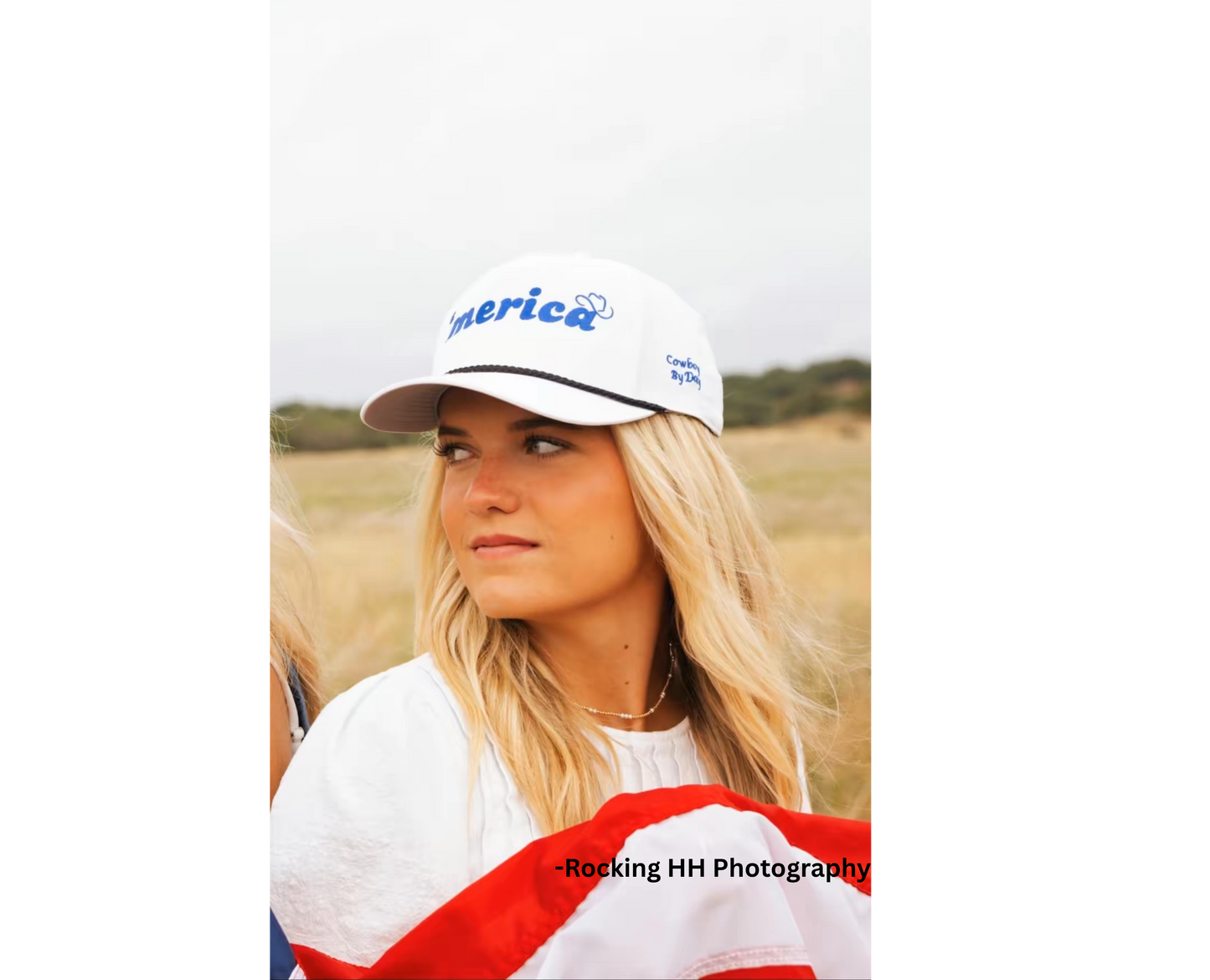 'merica - blue - Classic rope cap