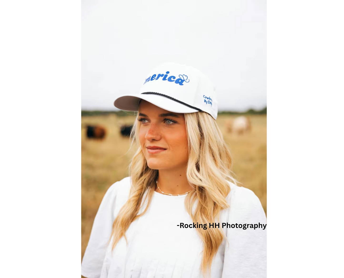 'merica - blue - Classic rope cap