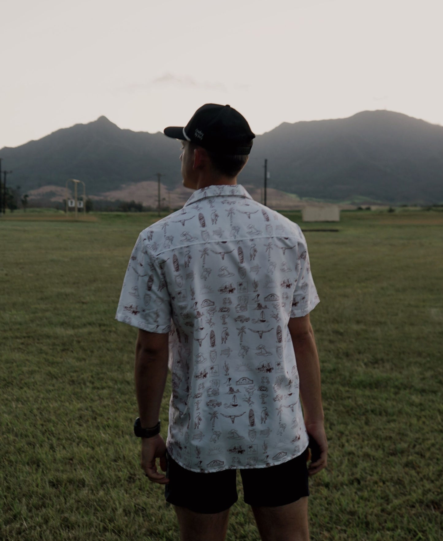 Desert Bloom Drift Unisex button shirt
